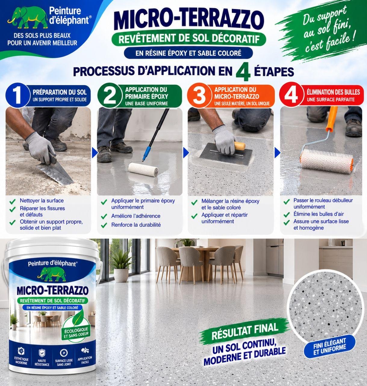 MICRO-TERRAZZO FLOOR COATING